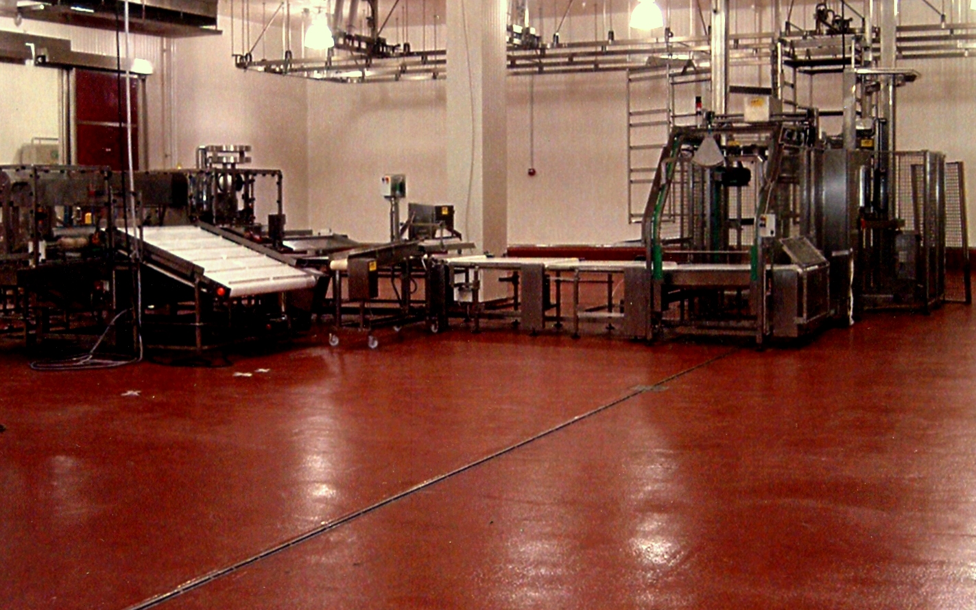 Red PlexiCrete Floor
