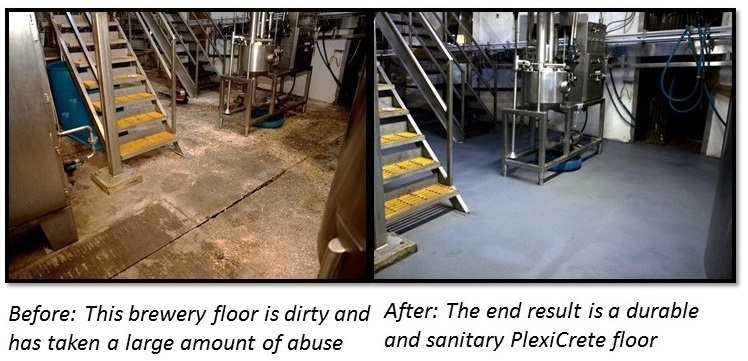 brewfloorbeforeandafter